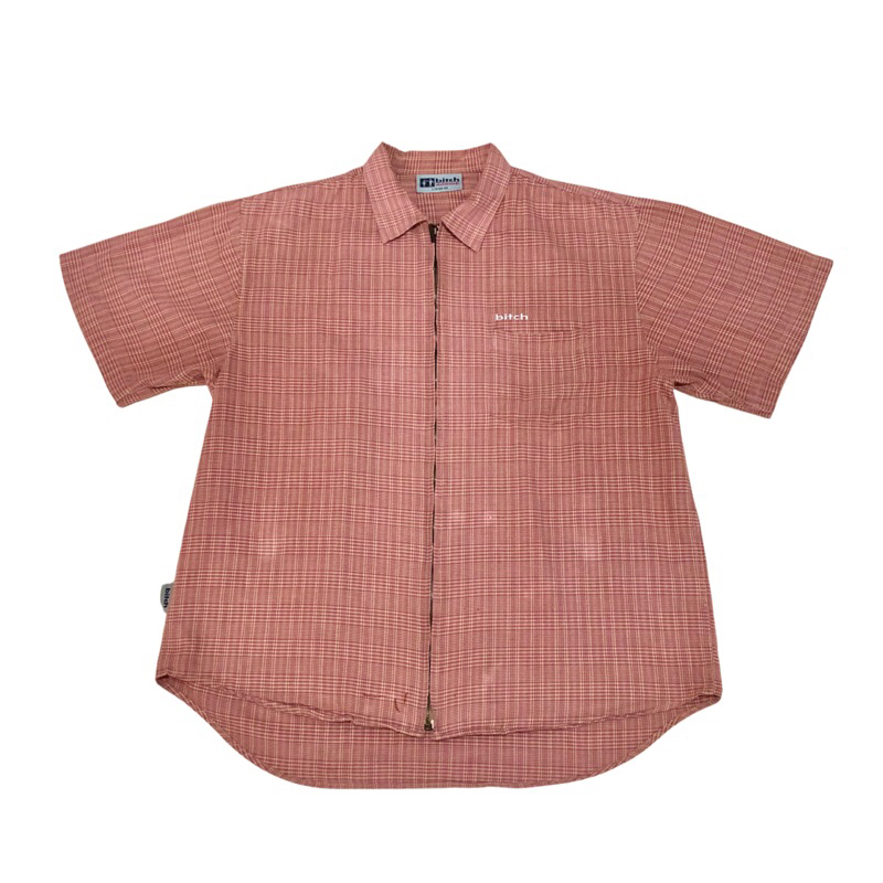 VINTAGE BITCH SKATEBOARD ZIP WORKSHIRT