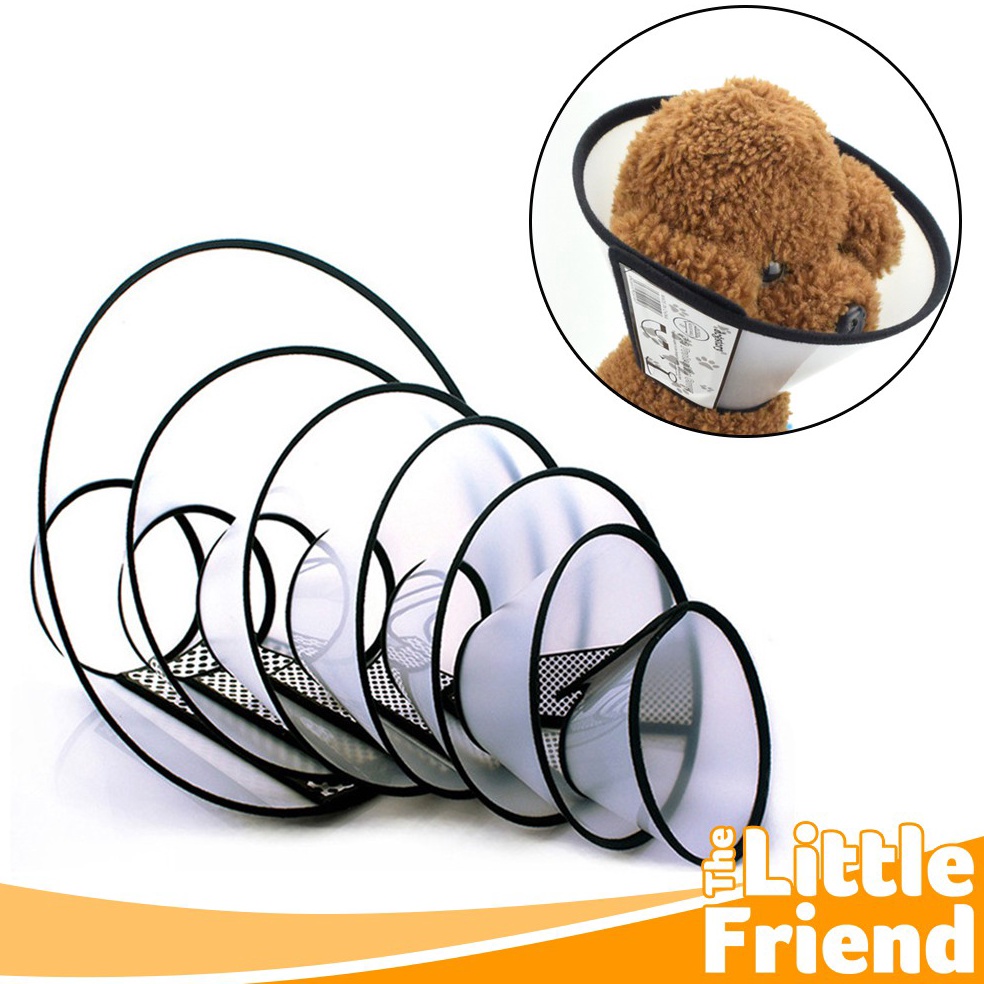 Wow Murah Meriah Lingkaran Corong Penutup LeherKepala Anti BitePet Collar Cone Anjing Kucing Pet Pro