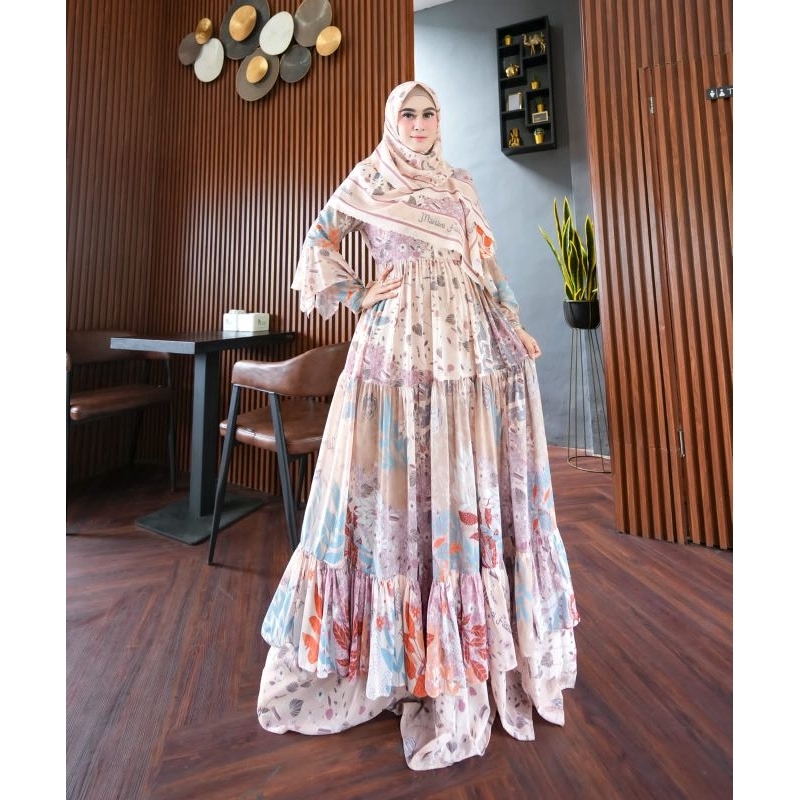 Gamis Syari Idola series By mariani Fhasion Gamis Syari premium