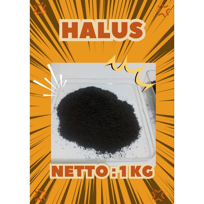 Biochar charcoal powder  Arang halus 1 kg arang batok kelapa halus