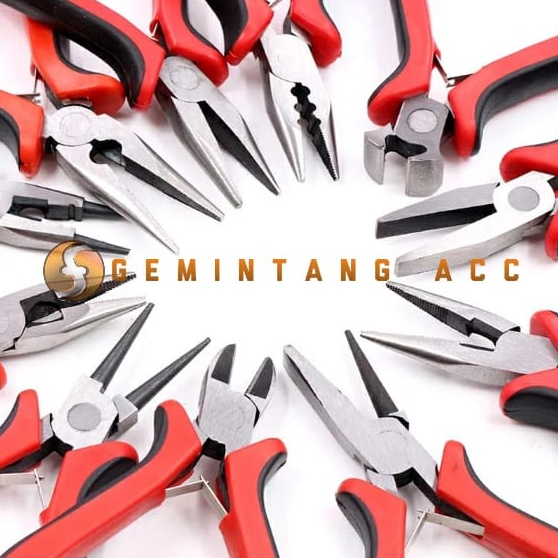 GiN Tang 3 in 1 Tang Jepit Putar Potong Tang Aksesoris Kerajinan v Murah