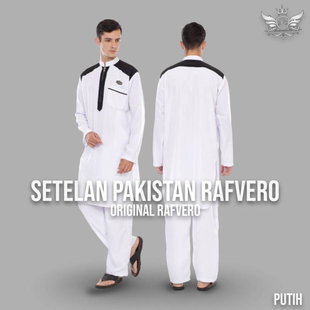 KOKO SETELAN POLOS LENGAN PANJANG - BAJU KURTA PAKISTAN SET CELANA - KOKO PRIA DEWASA