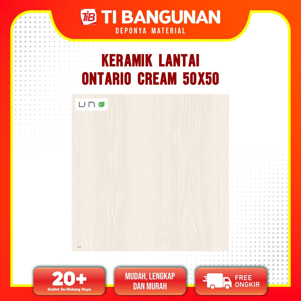 KERAMIK ONTARIO CREAM 50X50 - KERAMIK LANTAI - KERAMIK UKURAN 50 X 50 - KERAMIK PROMO