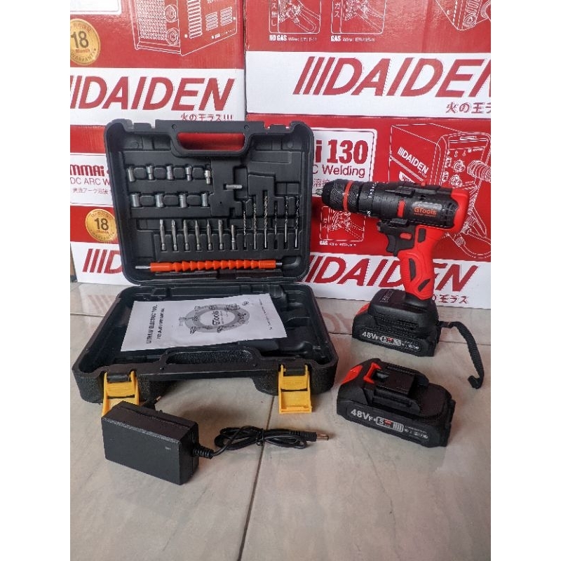 Bor Batre GTOOLS GT04 48Vf 13 MM BRUSHLESS