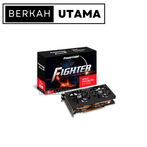 VGA POWERCOLOR RADEON RX 7600 FIGHTER 8GB GDDR6 | RX7600 8G