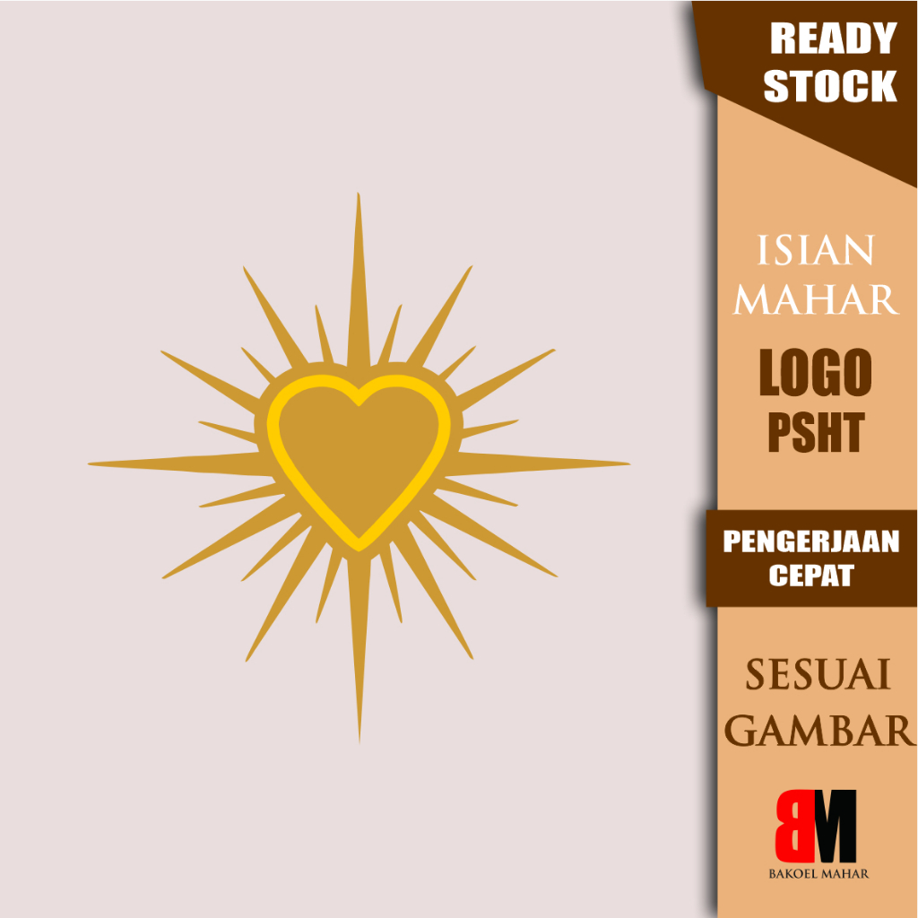 LOGO PSHT HATI akrilik mirror