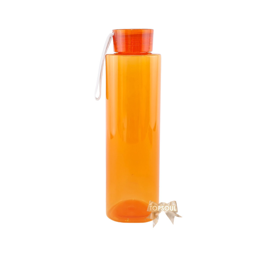 ORANGE Tumbler PINA MERAUKE 600ml Botol Plastik SEGITIGA Polos Unik