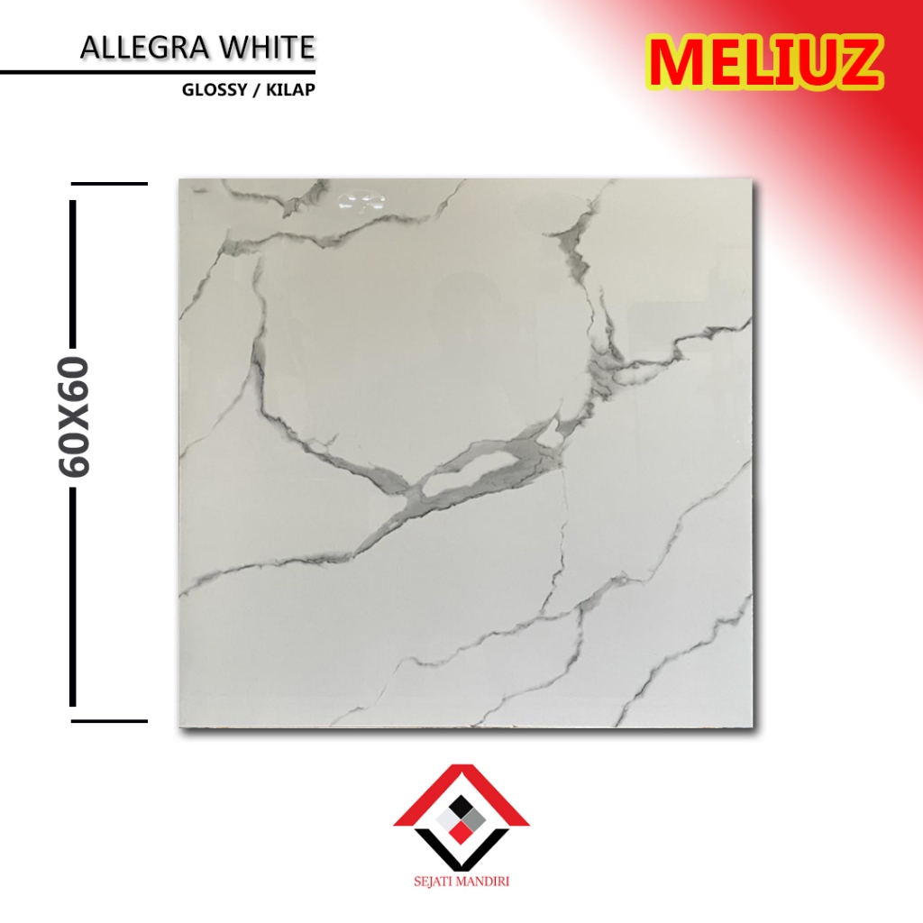 granit 60x60 - motif marmer - meliuz allegra white