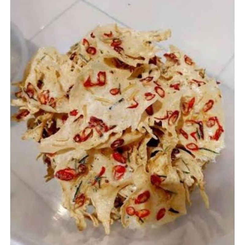 

rempeyek cabai super pedas