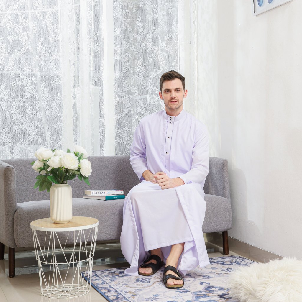 NEW DEALS Gamis jubah premium pria lengan panjang terbaru gamis arab mewah AL-AZHAR
