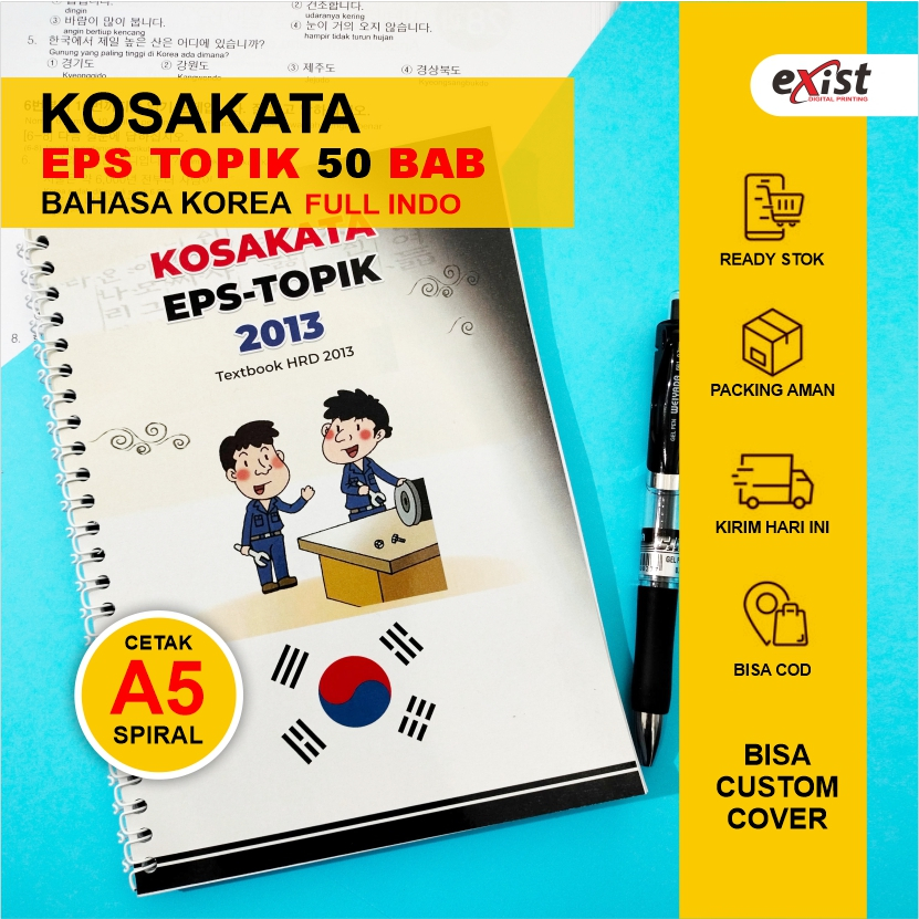 KOSAKATA EPS TOPIK KOREA 50 BAB - Sumber Buku EPS TOPIK 2013