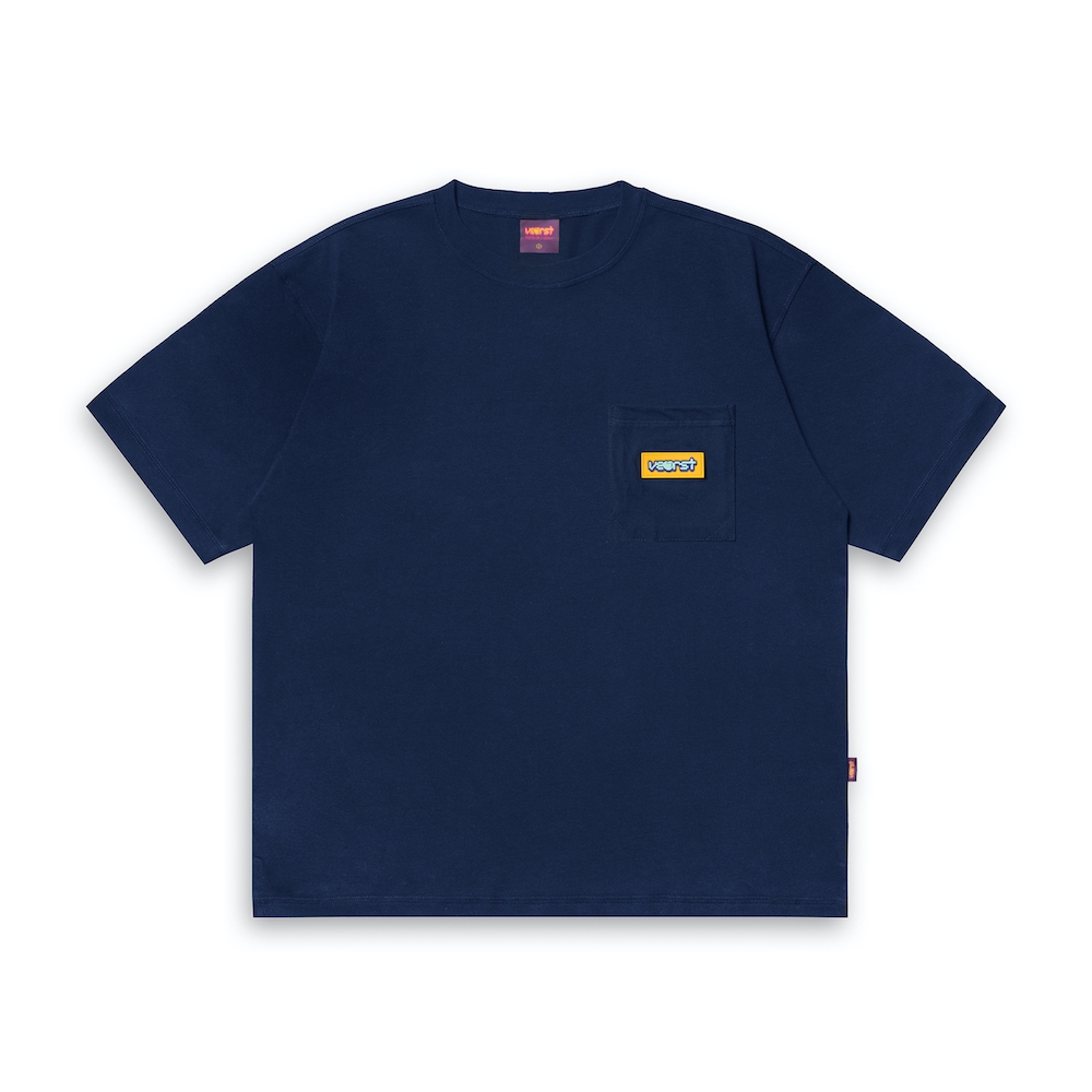 Vearst Tshirt Oversize Pocket Yale Navy