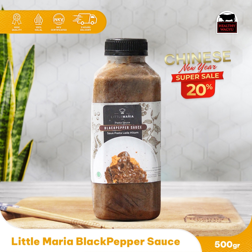 

Blackpepper Sauce Saus Lada Hitam (500ml) Healthy Wagyu