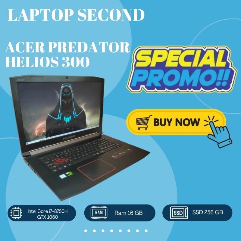 Laptop Acer Predator Gaming Ram 16 GB