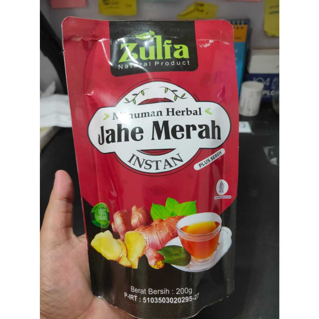 

MINUMAN HERBAL JAHE MERAH INSTAN - ZULFA NATURAL PRODUCT