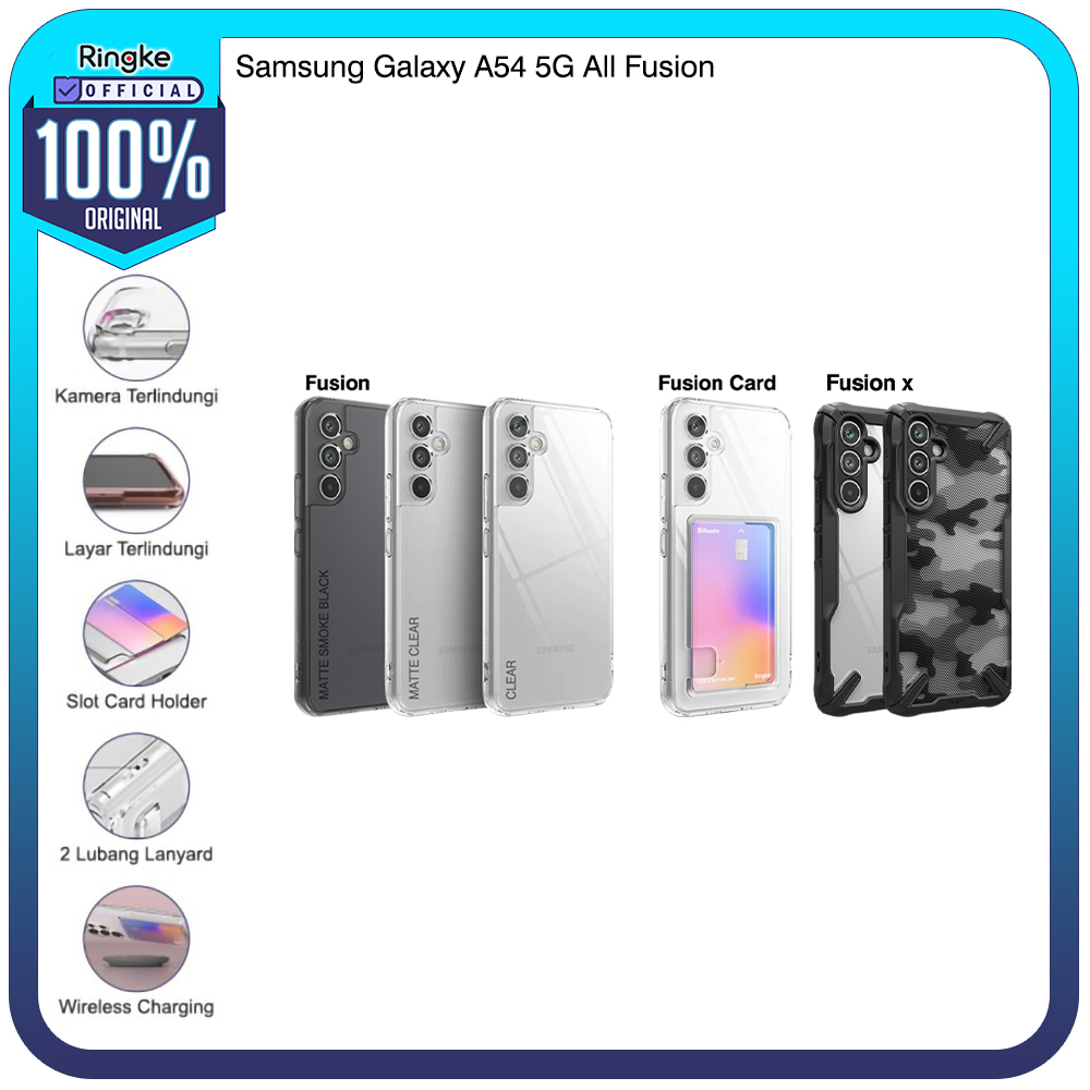 Ringke Samsung A54 Fusion Casing Hardcase Tipis Anti Crack Military