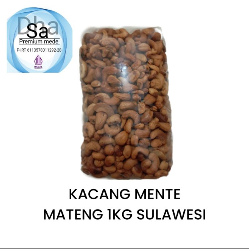 

Promo Kacang Mete 1 KG UTUH PREMIUM Matang Renyah Asin Bawang