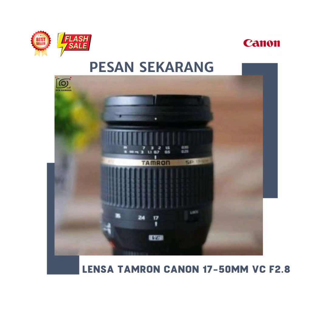 LENSA TAMRON 17-50MM VC FOR CANON