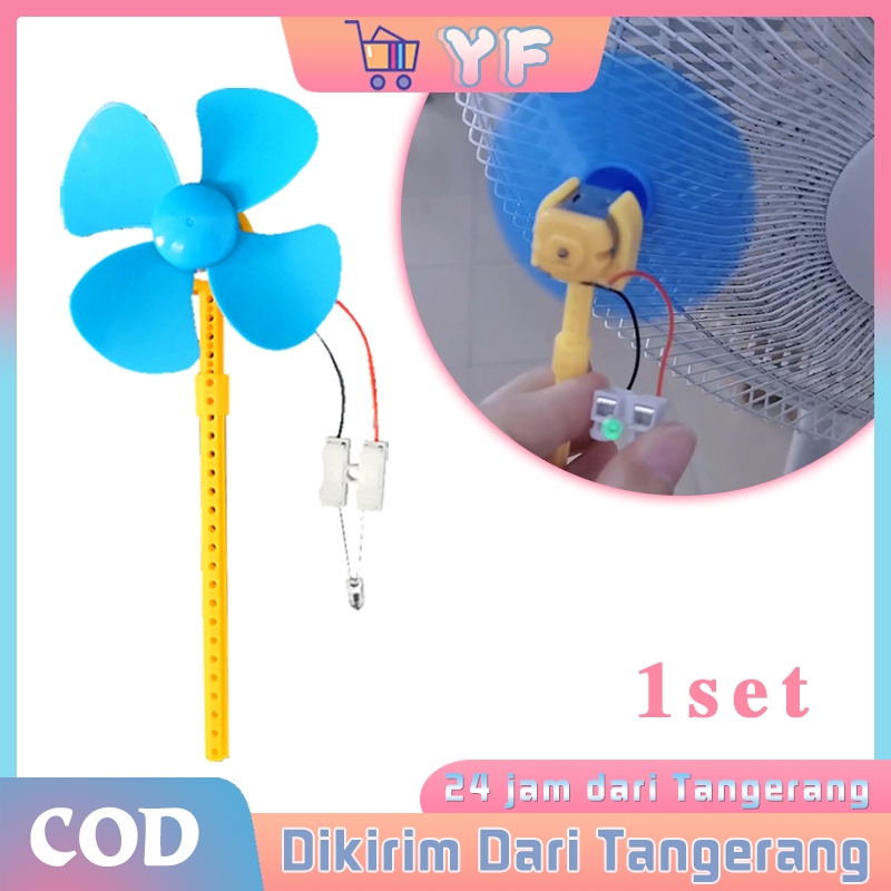 DIY Wind Turbine Generator Mini Pembangkit Listrik Angin Dinamo Turbin Angin