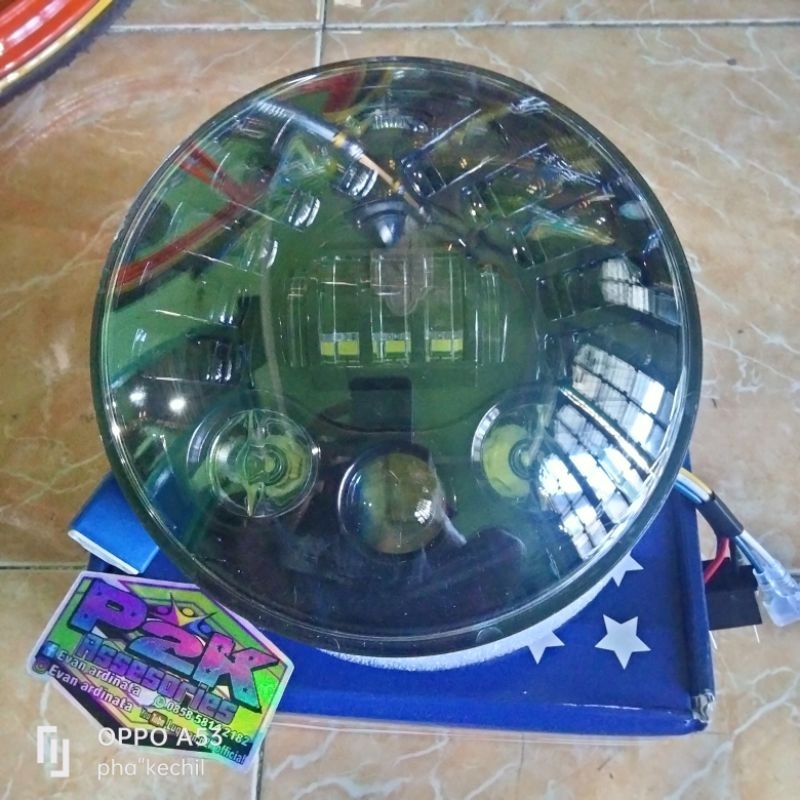 lampu daymaker 5,75inc senja biru