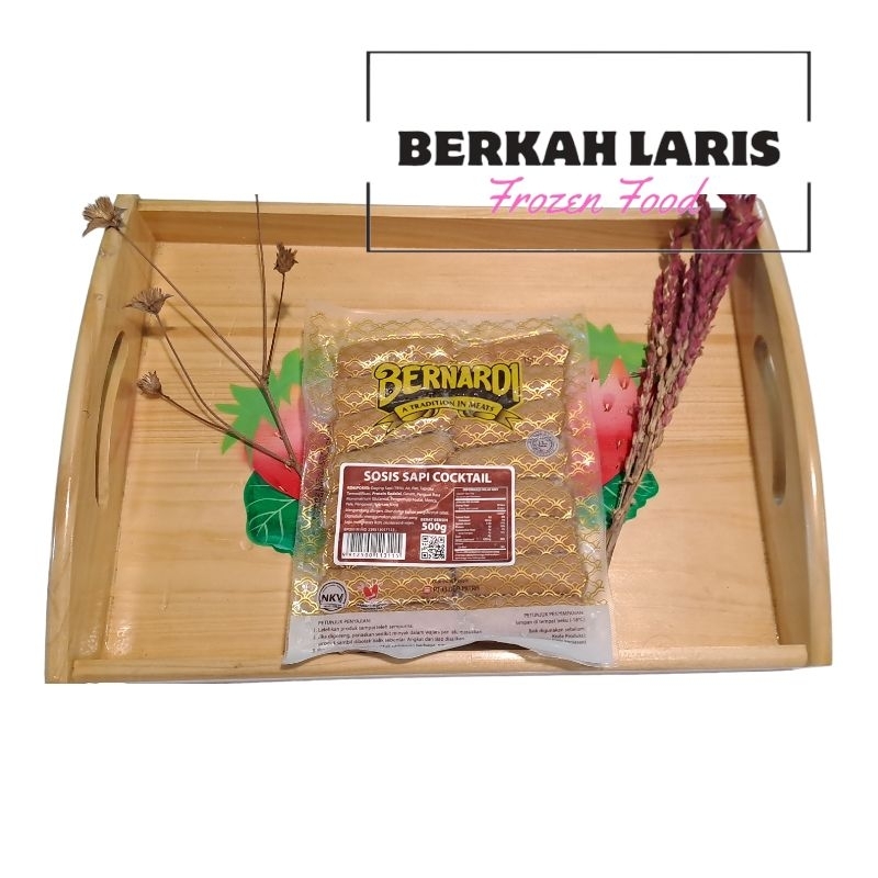 

Bernardi Sosis sapi cocktail 500 gr