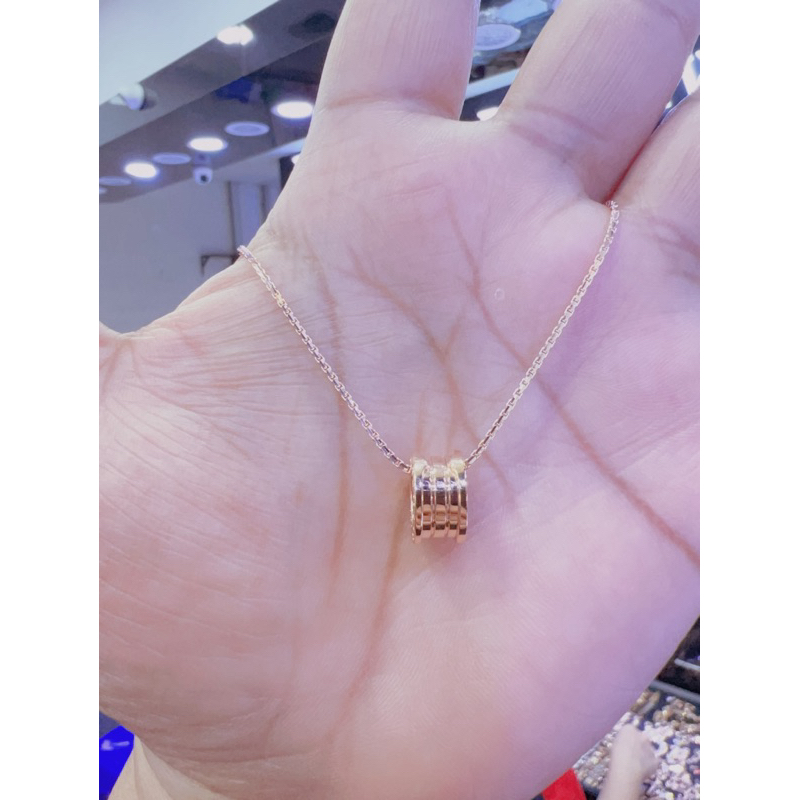 KALUNG SATU SET LIONTIN BVL FULL ROSE GOLD