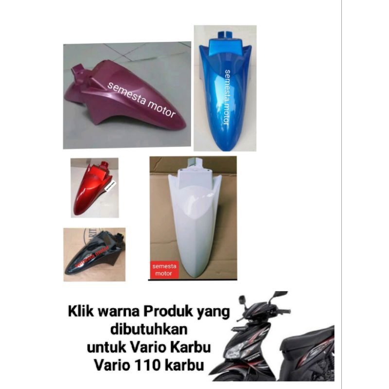 Spakbor sepakbor depan Vario 110 Karbu putih Spakbor sepakbor depan Vario 110 Karbu merah maroonSpak