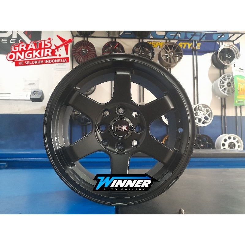 VELG RACING TE37 HSR WHEEL TOKYO R14 LEBAR 6 - VELG RACING RING 14 BALI
