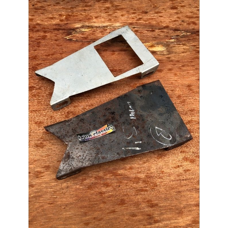 pangkon dudukan box samping gl100 breket bok aki gl100 / breket pangkon bok aki gl 100 gl 125