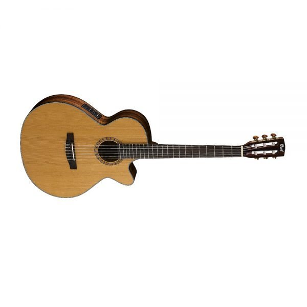 Gitar Klasik Elektrik Cort Nylon CEC7 Natural Original