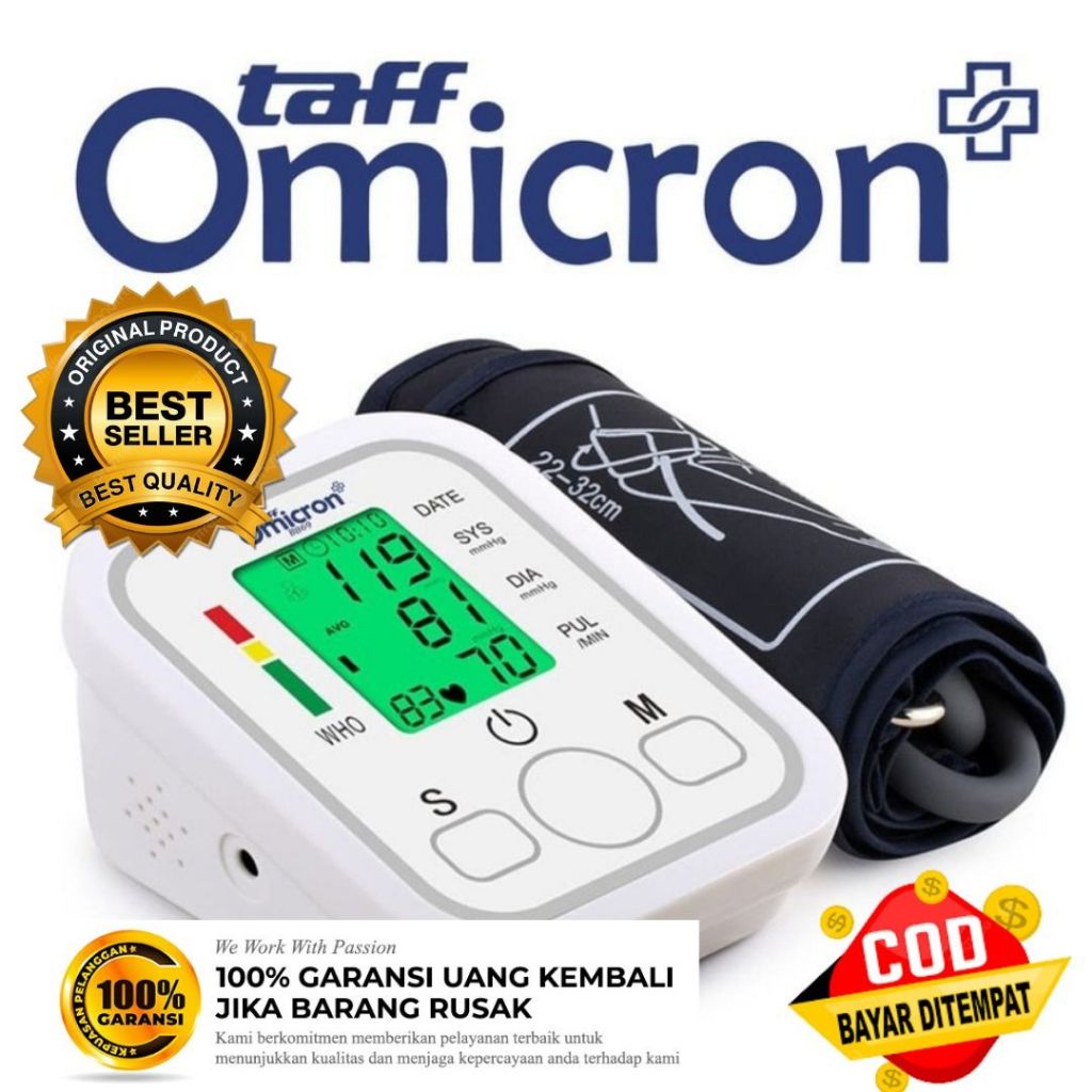 [ 100% ORI TERLARIS ]Tensimeter Digital Alat Tensi Darah | Mediatech Tensimeter Lengan Atas Dengan S