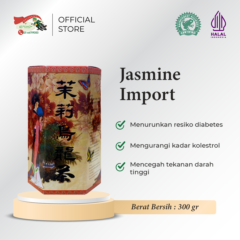 

Teh 63 Jasmine Import 300 gr