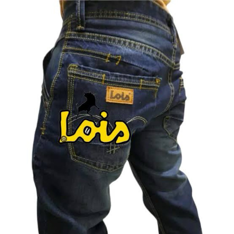 Celana Jeans Lois Original Pria jumbo 39-44 Panjang Terbaru - Jins Lois Cowok Asli 100% Premium/prom