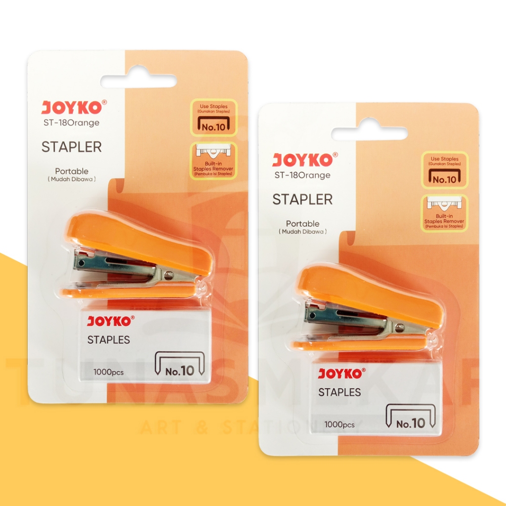 

Stapler dan Staples Isi Jepretan Joyko ST-18 1 Set ( Stepler + Isi )