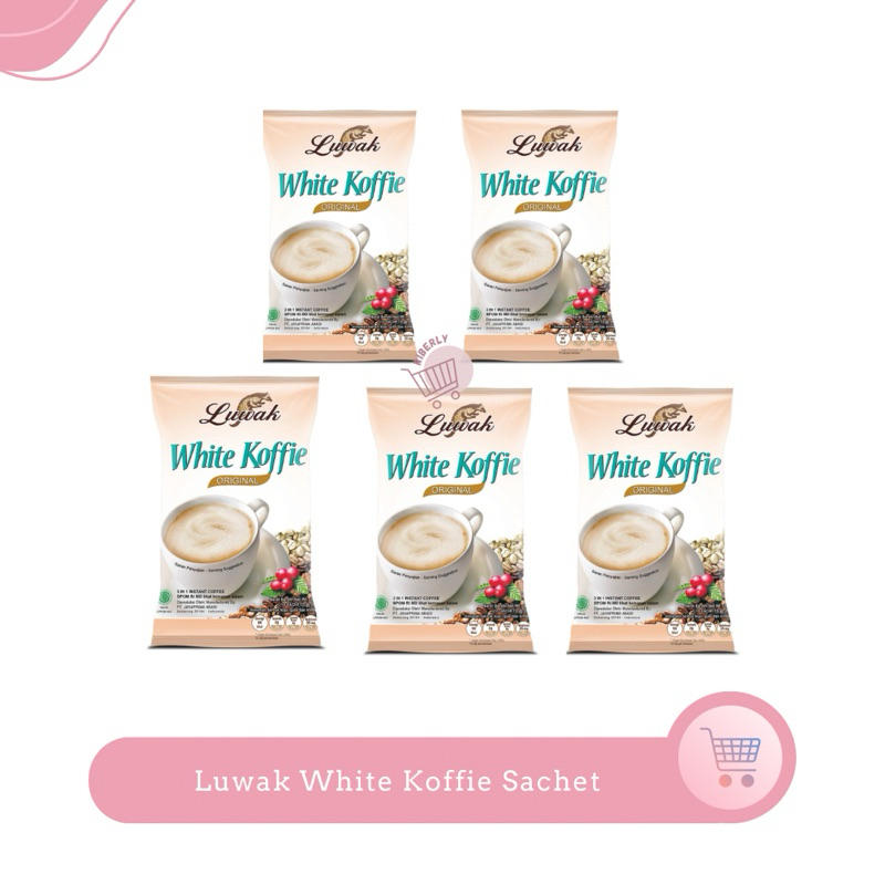 

Luwak White Koffie Kopi Sachet 20 Gr x5