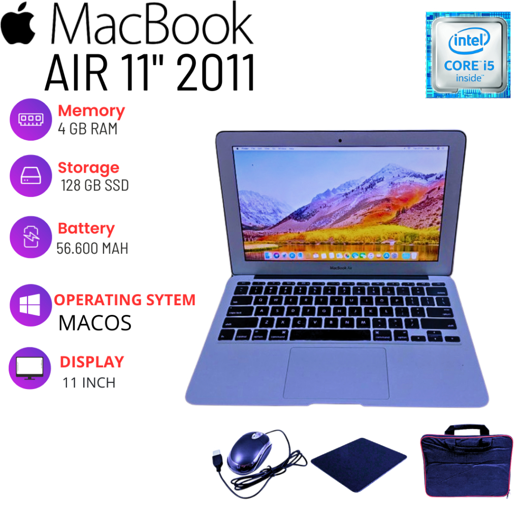 MACBOOK AIR 11" 2011 I5/MACBOOK AIR 11" 2014 I5 SECOND GARANSI 100%