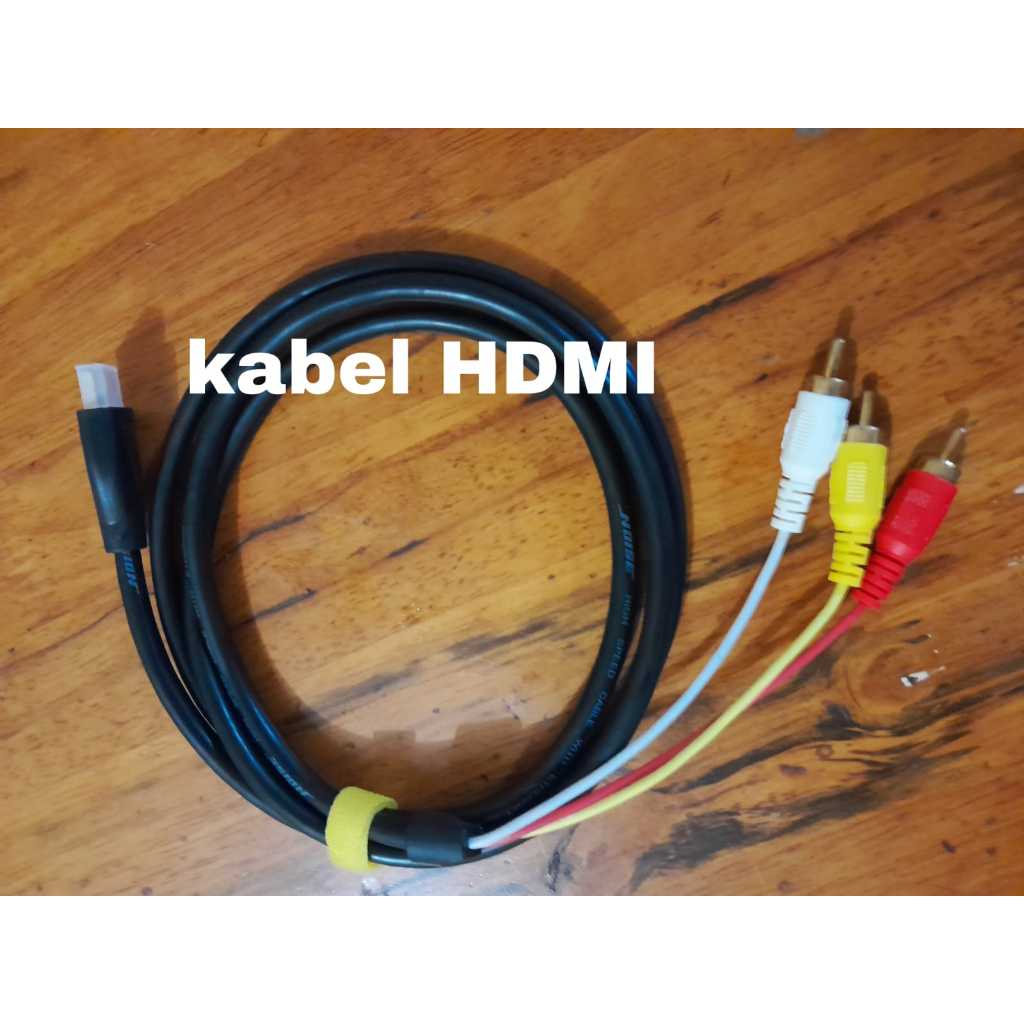 kabel tv HDMI - kabel hdi dengan dengan 3 colokan