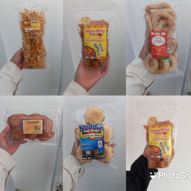 

snack cemilan asin manis oleh oleh banjarmasin kalsel