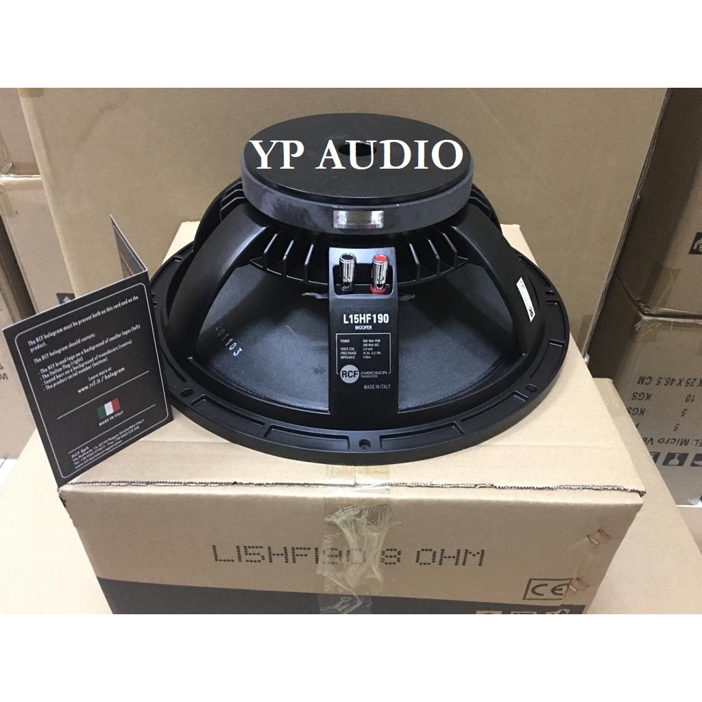 Komponen speaker RCF L15HF190 15 inch / 15hf190 / RCF L15HF190
