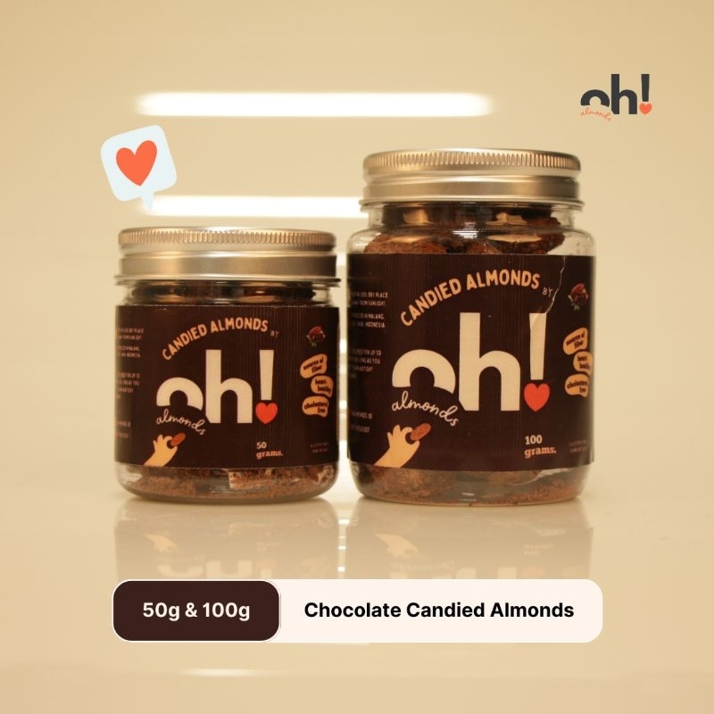 

Oh! Almonds - Chocolate Candied Almonds 50g & 100g