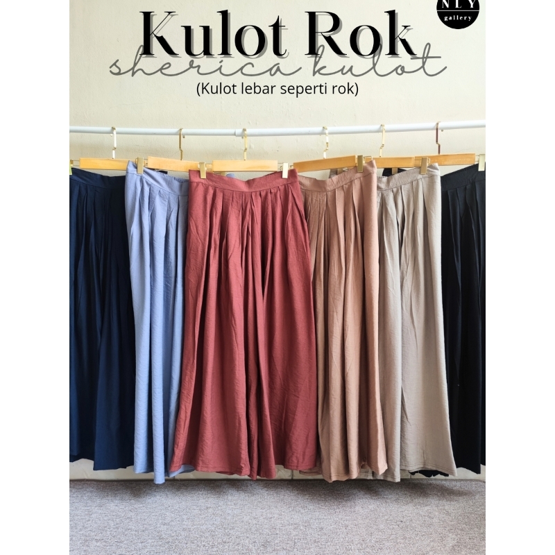 wide kulot kulot lebar || kulot rok || sherica Kulot