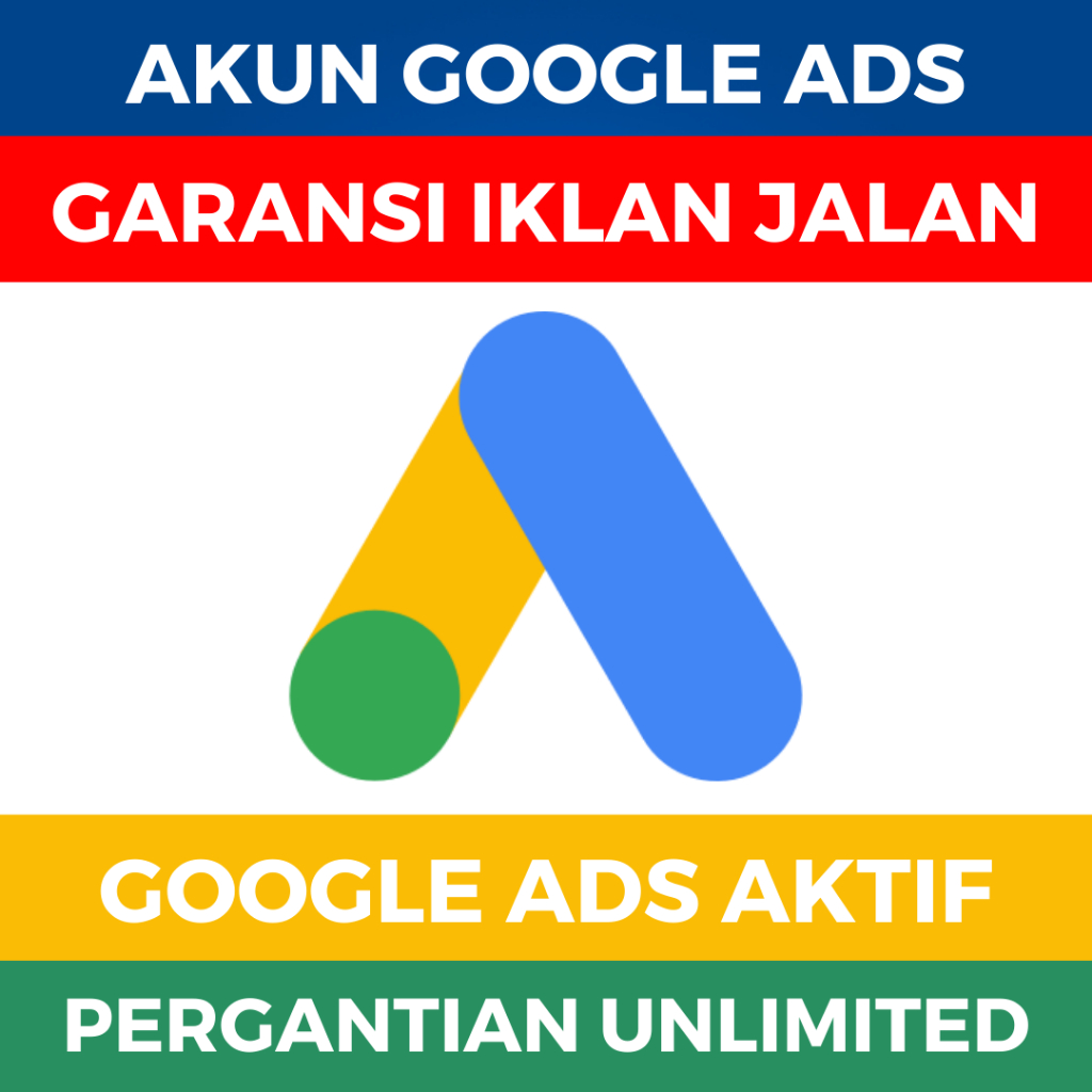 Akun Google Ads + Landing Page Wixsite