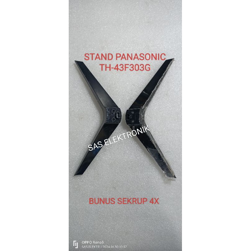 STAND BRACKET KAKI PEDESTAL DUDUKAN TV LED PANASONIC 43 INCH TH-43F303G TH-43F303 G