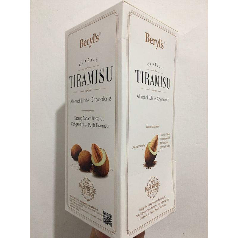 

cokelat BERYL’S Tiramisu almond white coklat 200gr