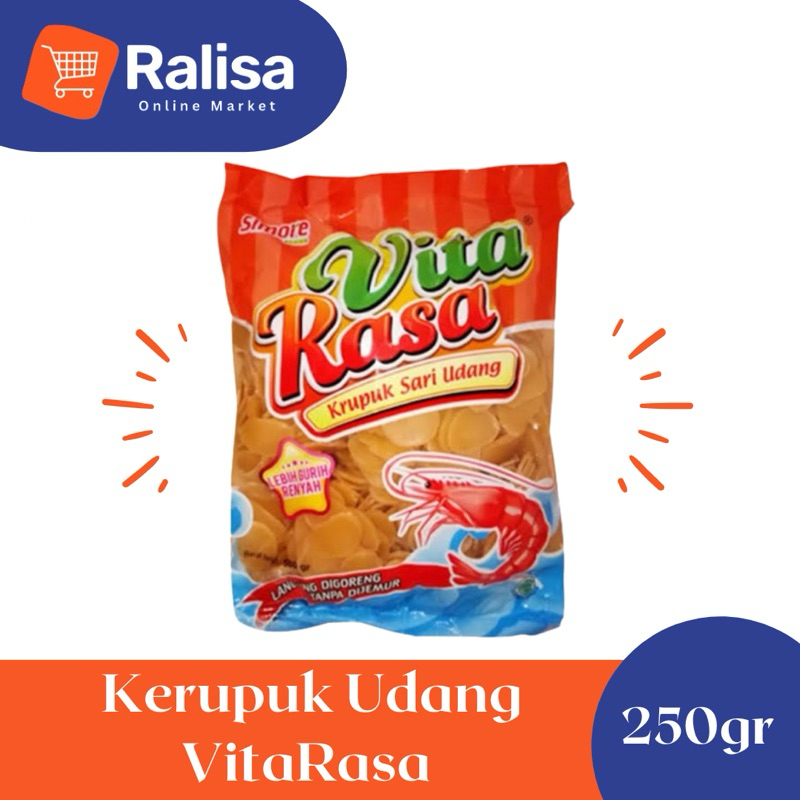 

VitaRasa Kerupuk Udang 250gr | Kerupuk Udang VitaRasa 250gr | Kerupuk Udang Gurih dan Renyah