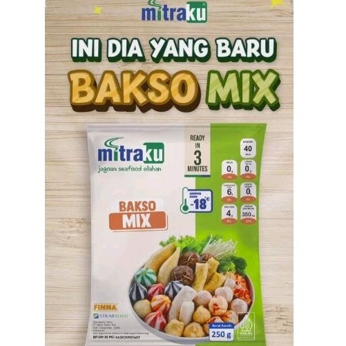 

Mitraku Bakso Mix 250 gr/Bakso Mix Mitraku 250 gr