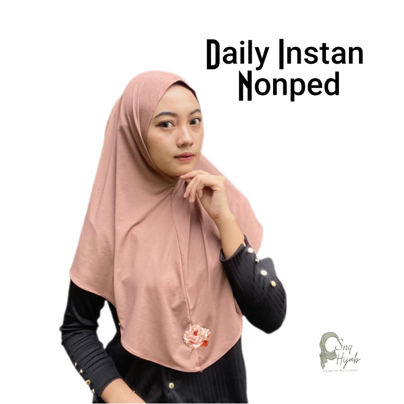 HIJAB DAILY NON PET | BERGO HAMIDAH NON PET JERSEY | HIJAB INSTAN NON PET JERSEY