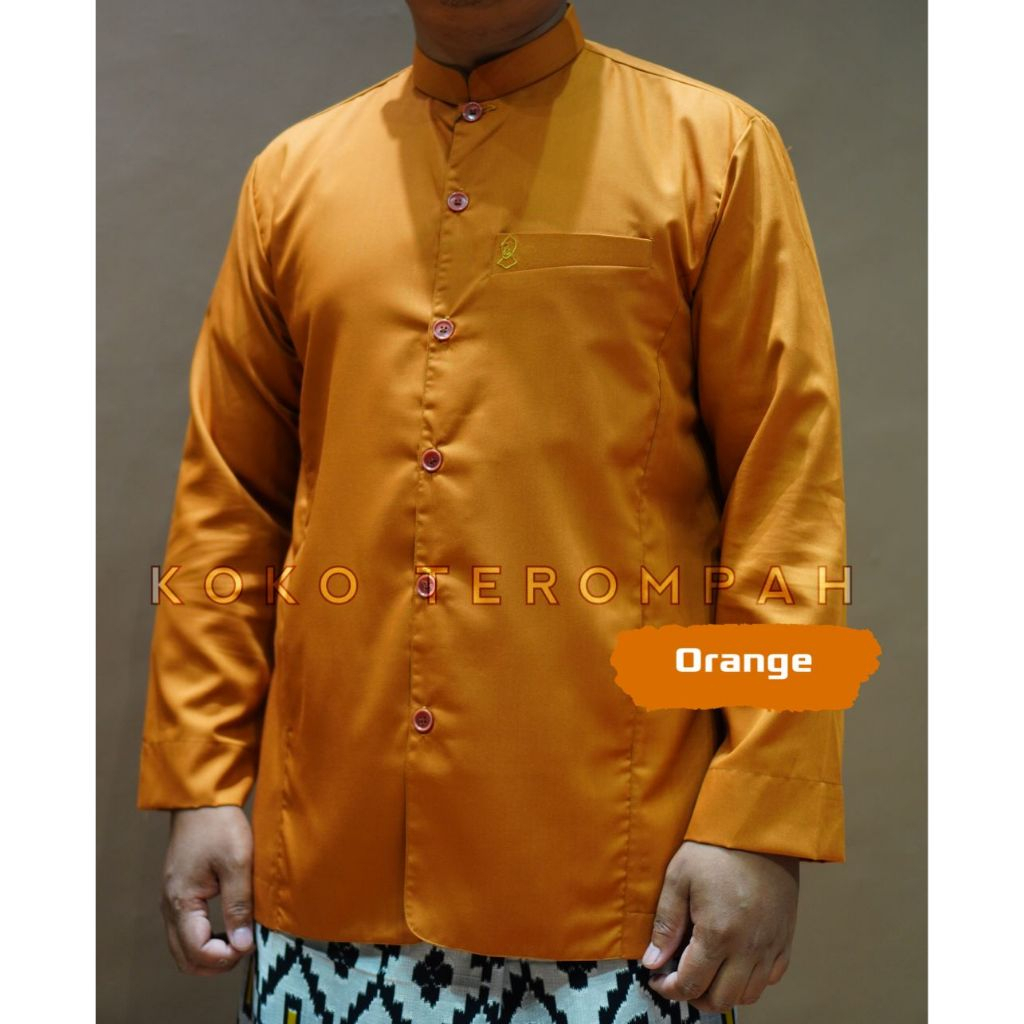 Baju koko pria dewasa/koko terompah/semi jas/alkafi