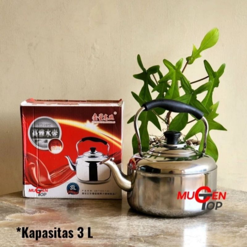 Teko Stainless / Ceret Stainless / Kettle Stainless Steel Tebal Murah