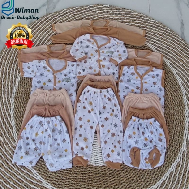 18 Pcs Baju Bayi Baru Lahir Stelan Bayi Laki Laki 0 6 Bulan Stelan Bayi Perempuan 0 6 Bulan